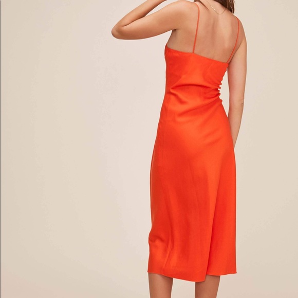 ASTR Bonita Midi Dress in Red - Picture 3 of 8